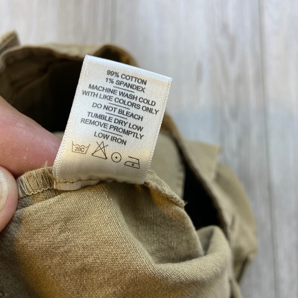 American Giant Shorts Mens 32 Brown Roughneck Stretch Canvas Outdoors USA Made - Picture 10 of 10